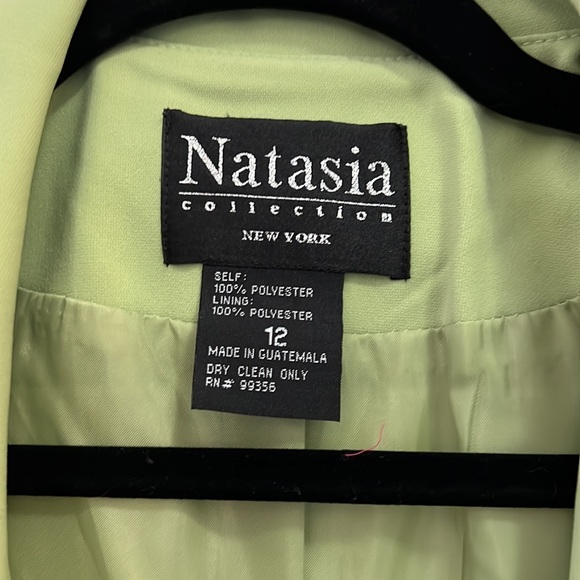 Beautiful lime green jacket with pockets size 12 - Picture 4 of 4